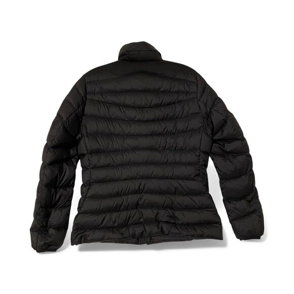 Lands' End Puffer Jacket Goose Down Women S Black Quilted Lightweight - Picture 2 of 10